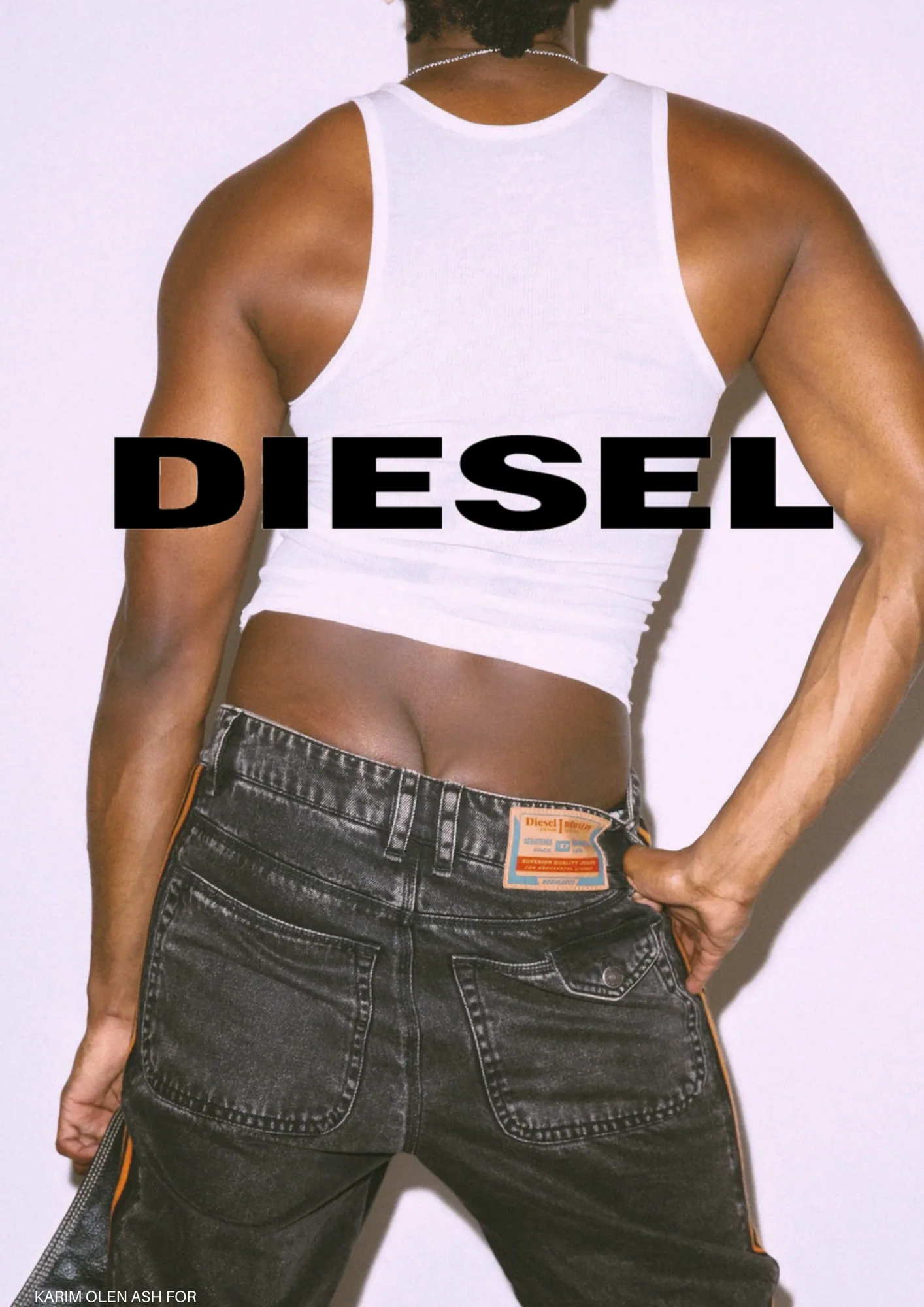 Diesel campaign page photographed by Renata Kaveh