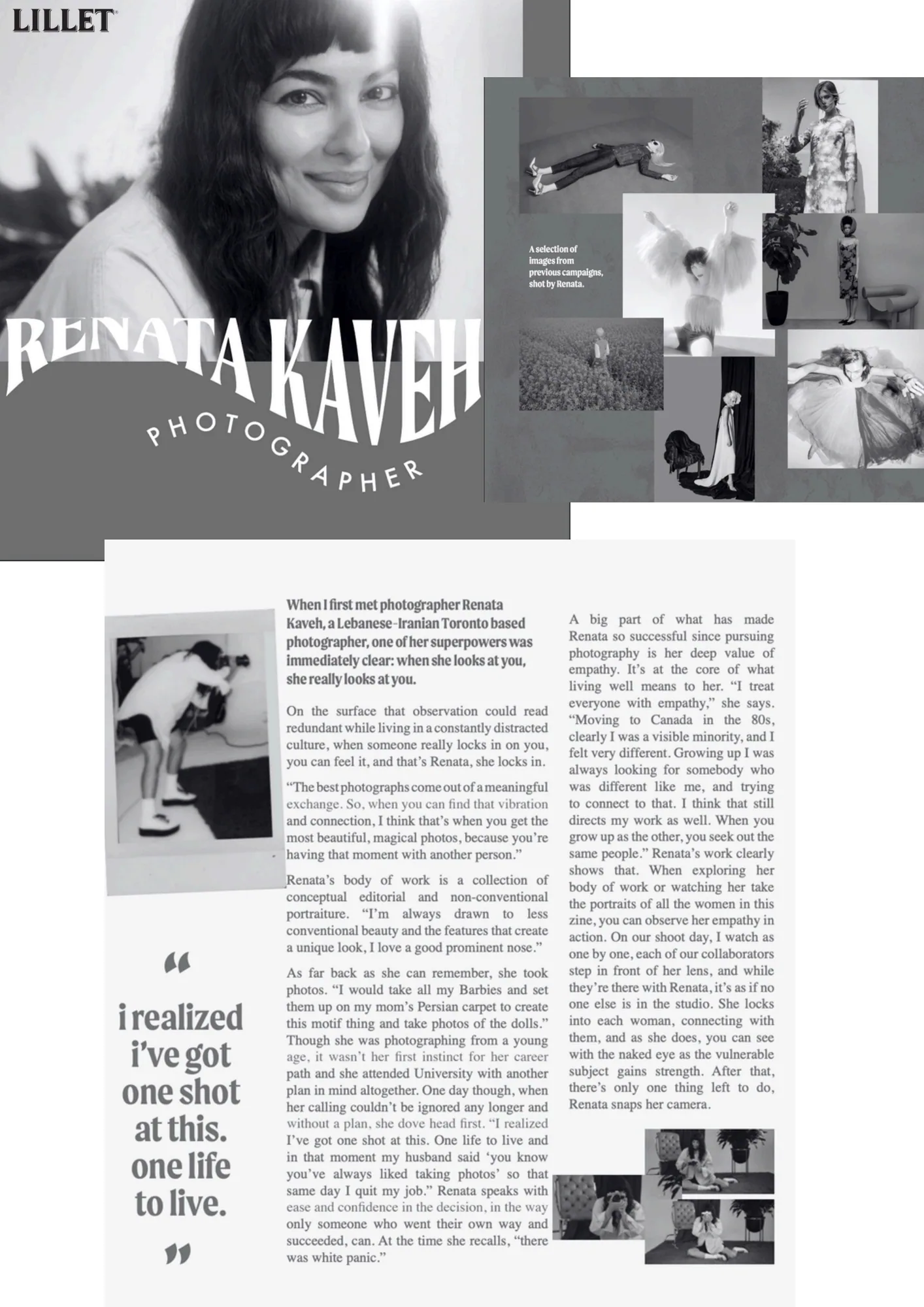Lillet feature photographed by Renata Kaveh